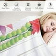thumbnail image 3 of Shiartex Cactus Flowers Organic Style Print Flannel Throw Blanket Lightweight for All Seasons - Hand/Machine Washable - Ideal Gifts 50x60in, 3 of 6