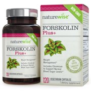 NatureWise Forskolin Plus with Chromium, 250 mg, 120 Ct