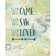 thumbnail image 3 of Gango Home Decor Casual Map Sentiments II & Map Sentiments III by Katie Pertiet (Ready to Hang); Two 11x14in Brown Framed Prints, 3 of 5