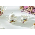 thumbnail image 4 of Grace Teaware Spring Flowers with Bird Fine Porcelain Children's 11 Pieces Tea Set, 4 of 6
