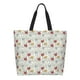 thumbnail image 1 of Disketp Funny Cat White Bolsa Tote Estampada para Mujer, Bolso de Hombro y de Mano para Compras y Viajes, 1 of 8