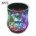 thumbnail image 2 of Zeerkeer Vasos para beber que cambian de color Vasos con LED 5 luces LED Acrílico Plexiglás Irrompible Impermeable Textura de mármol Material de PC para Fiesta Cumpleaños Club nocturno Navidad(4), 2 of 7