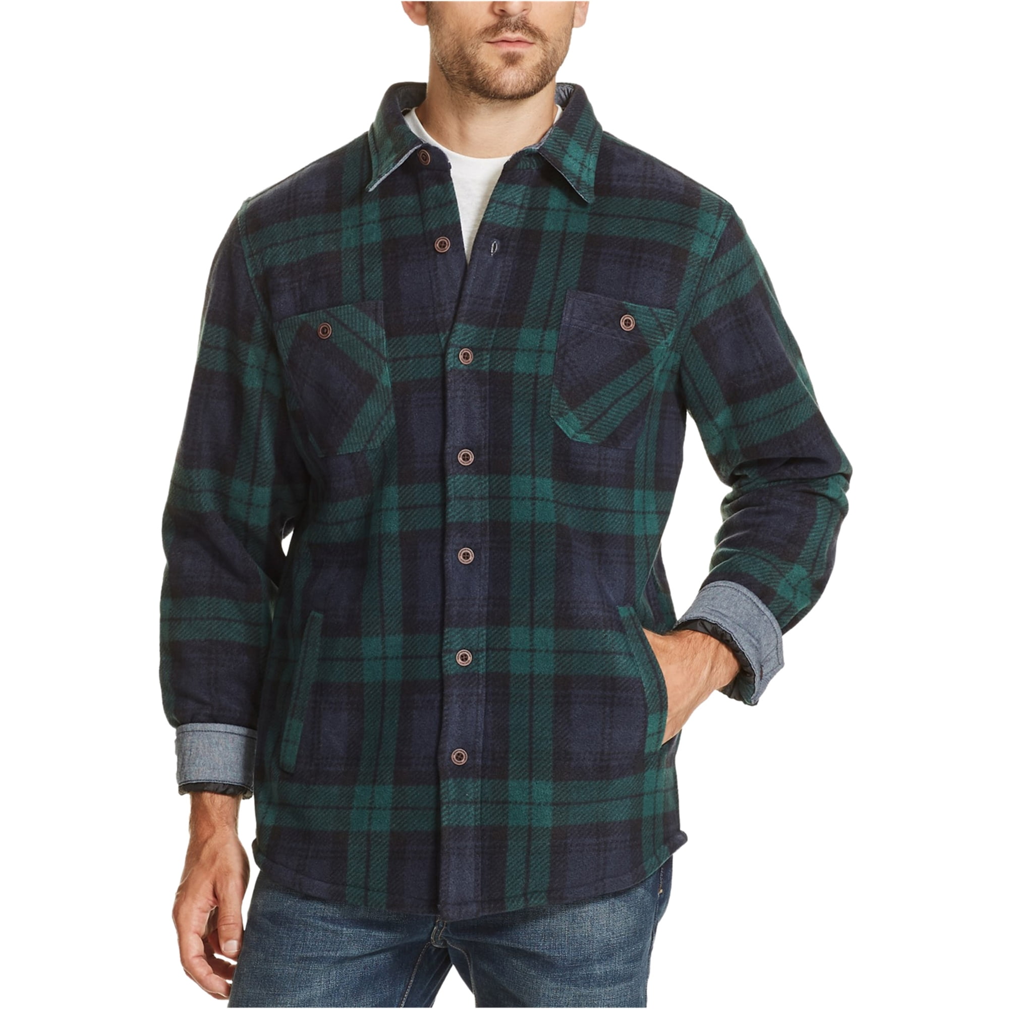 Weatherproof Mens Fleece Lined Shirt Jacket