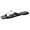 Black, variant on Womens Beach Flat Sandals 2026 Sparkling Stylish Casual Star Slip on Dress Low Heels Comfortable Walking Slides Slippers for Outdoor Vacation Travel Brown Size 7.5