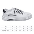 thumbnail image 3 of Zapatos casuales para hombre Zapatillas planas de cuero PU antideslizantes Transpirables para primavera y otoño Wdftyju Tenis De Mujer Tenis De Hombre, 3 of 8
