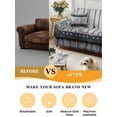 thumbnail image 5 of Grey Wood Grain Couch Cover for Dogs, Country Vintage Barn Door Rustic Lodge Washable Sofa Covers Slipcover for Pets Dogs Futon Cover, Couch Recliner Covers, Oversized Chair Slipcover 71"x91", 5 of 9