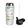 thumbnail image 2 of Uemuo Dinosaur Print 18oz Sports Insulated Kettle, Water Bottle, Outdoor Sports Bottle, Insulated Hydration Bottle with Handle & Flip Straw, 2 of 8