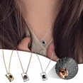 thumbnail image 3 of Rose gold Camera Shape Pendant Personalized Photo Custom Projection Necklace Gi L0J3, 3 of 9