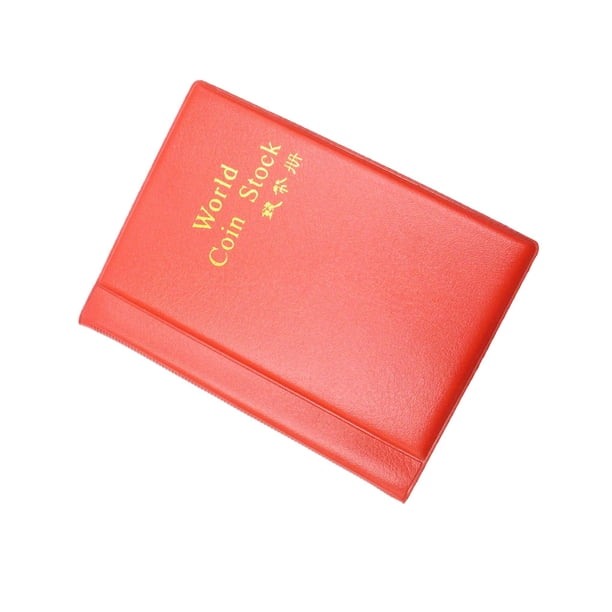 Billuyoard 120 bolsillos colección de monedas soporte de almacenamiento a prueba de polvo colecciones de billetes bolsillo impermeable monedas Almacenamiento y organización del hogar