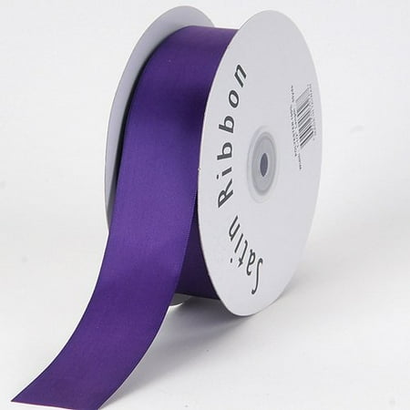 Chocolate Brown Satin Ribbon - BBCrafts 1/4 inch x 100 Yards Satin Ribbon Single Face Decoration Wedding Party (Purple), Ship in 1 Business Day. By Generic