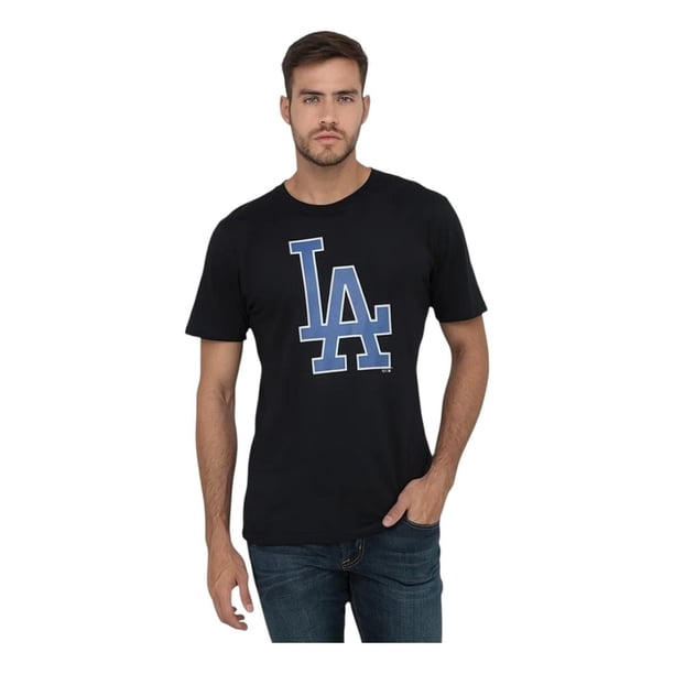 Playera Mlb Hombre Dodgers Los Angeles La Negro Casual negro XL