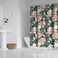 thumbnail image 3 of Waterproof Pioneer Shower Curtain 84x72 Inch Polyester Unique Colorful Floral Shower Curtain for Bathroom Hotel Home Decor with 12 Plastic Hooks, 3 of 5
