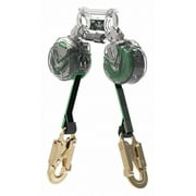 MSA 6' Latchways Mini Twin-Leg Self-Retracting Lanyard With 36C Snaphooks And Twin-Link Connector