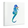 thumbnail image 4 of Stupell Industries Blue Seahorse in Hat Novelty Painting Unframed Art Print Wall Art, 12 x 12, 4 of 8