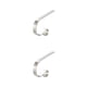 thumbnail image 2 of Kearding Gancho de calcetín de Navidad Atmósferas antideslizantes Colgador de chimenea Soporte de Navidad reutilizable Clip de colgante de Plata 2Conjunto, 2 of 6