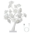 thumbnail image 2 of Desktop Rose Bonsai Tree Light Lamp 24 LED Tree Lamp Battery Powered Decorative Light for Living Room Bedroom, 2 of 7