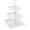 Z1-White, variant on JWDX Cake Stand Clearance! Three-Tier Cake Stand, Three-Tier Fruit Plate, Afternoon Tea Plate H, Cake Stand Fruit Dried Stand Dessert Stand Dessert Fruit Stand Set Plastic Housekeeping & Organizers