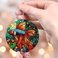 thumbnail image 4 of Fish Stained Glass Ornaments, Fish Ornament,Fish Christmas Tree Ornament, Fish Xmas Decorations TA5KvW, 4 of 5