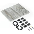 thumbnail image 5 of 2PCS Wall Mounted Rustic Wood Shelving with Industrial Pipe Brackets Home Decor, 5 of 7