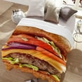 thumbnail image 2 of 50"x60" Blanket Throws Gift for Kids Boys Girls Plush Lightweight Sheet Funny Food Stuffed Super Soft Flannel Blankets Men Women Bedding for Party Couch BedPoster, 2 of 9