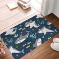 thumbnail image 5 of Disketp Friendly Smiling Sharks Mat For Front Door Outside - Doormat Outdoor Entrance - Welcome Mats Outdoor,Outside Entry And Outdoor Entrance 16''X24'', 5 of 9