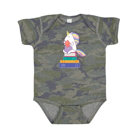

Inktastic Book Lovers Gifts Unicorn Librarian Gift Baby Girl Bodysuit