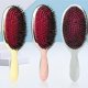 thumbnail image 2 of Luxury Gold And Silver Color Boar Bristle Paddle Hair Brush Oval Hair Brush, 2 of 5