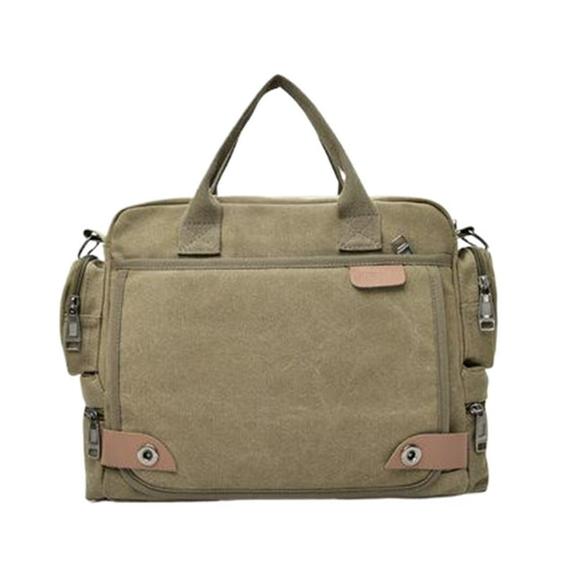 Yingyy Mens Briefcase Made Durable Canvas For Long-lasting designed to Durability And Style Ensuring Maximum Comfort