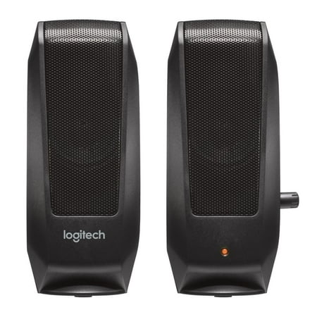 Logitech S120 Desktop Speaker System, Black (Best Wireless Computer Speakers 2019)