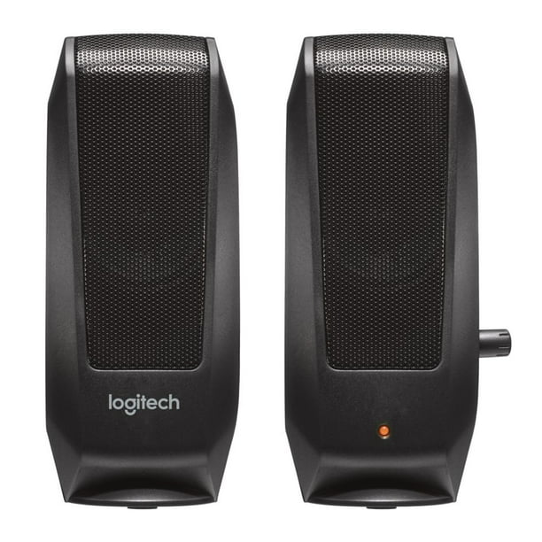 correct doen alsof Afwijking Logitech S120 Desktop Speaker System, Black - Walmart.com