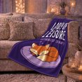 thumbnail image 6 of Lady Of Leisure Authorized Nap Funny Fox Design, Festive autumn celebration Scene, Warm Flannel Blanket for Living Room and Reading Nook, Art Lovers autumn celebration Gift, Festive Home Decor, 6 of 9