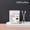 White, variant on 100Pcs/Box 2-in-1 Ear Digging Spoon Double Ended Cotton Stick Spiral Ear Cleaner Disposable Cleaning Black And White Cotton Swab