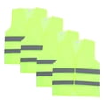 thumbnail image 3 of Shisuyan 4 Pcs Gilets de Cyclisme Haute Visibilité Gilets de Sécurité Réfléchissants pour Travaux de Construction Extérieurs Sécurité Routière Assainissement, 3 of 8