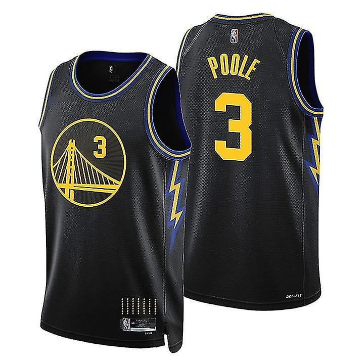 Nba Jersey Breathable Golden State Warriors Jordan Poole 3 Black Basketball Embroidered Jersey Walmart