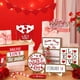 thumbnail image 5 of Xihbxyly Bandeja Decorativa para San Valentín, 15 Piezas con Forma de Corazón, Diseño Romántico En Rojo y Blanco, Ideal para Bodas, Eventos con Temática Romántica, Ideal para Celebraciones, Presentac, 5 of 5