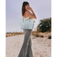 thumbnail image 4 of Montana West Women's Oversized Hobo Tote Shoulder Satchel Bag, Blue, 4 of 6