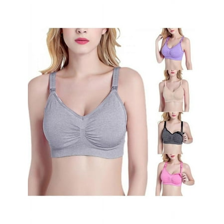 Women Mommy Nursing Bra Pregnant Maternity Breastfeeding Bras Underwear Soft Cotton Feeding Bra