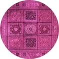 thumbnail image 1 of Ahgly Company Indoor Round Persian Pink Traditional Area Rugs, 7' Round, 1 of 4