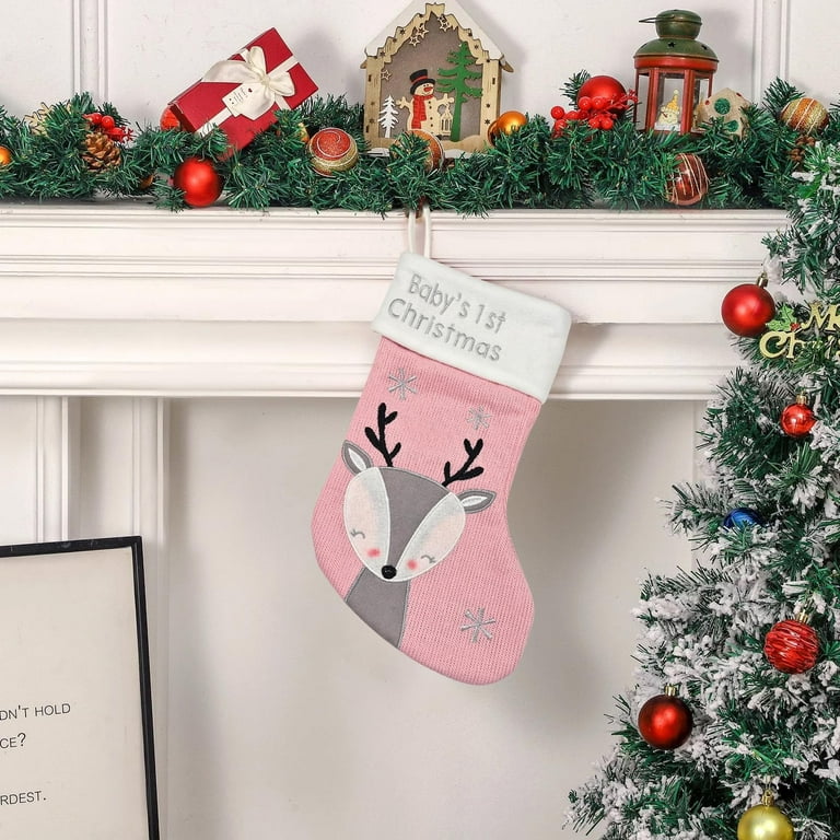 Lolynie Christmas Stocking Newborn Christmas Stockings Baby Boy