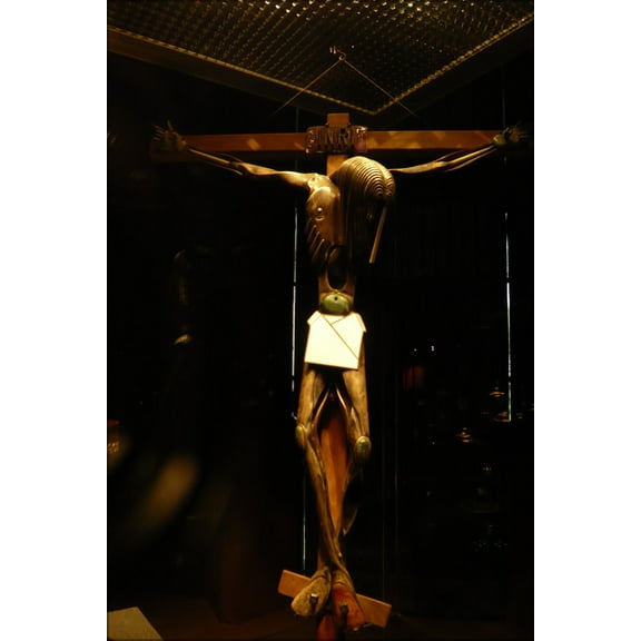 24"x36" Gallery Poster, Salvador Dali - Christ on the coss