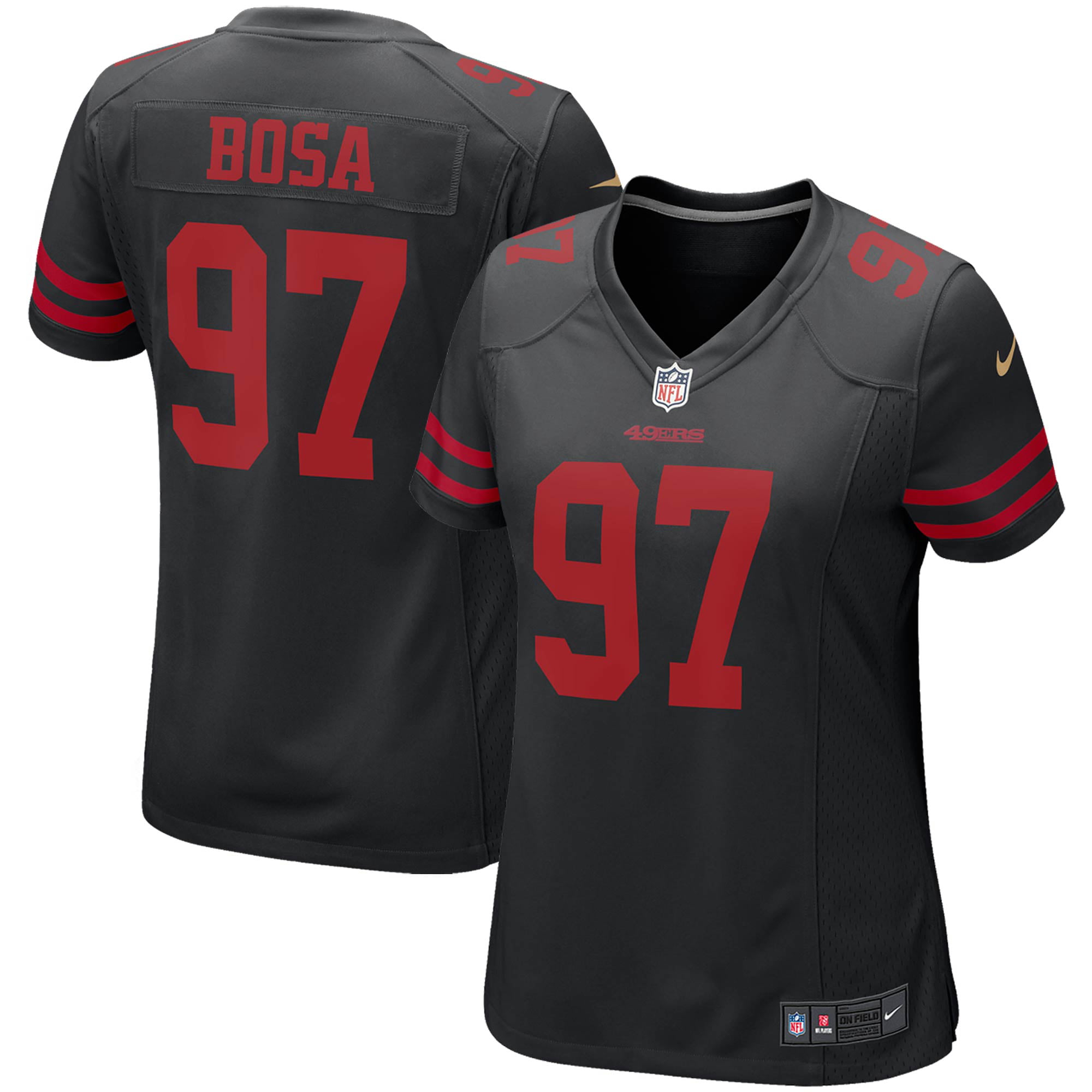 black bosa 49ers jersey