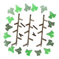 thumbnail image 2 of Imanes de nevera de hiedra, imanes decorativos, creativos artificiales para la cocina del hogar, imanes de hoja de bricolaje, imanes de follaje Estilo D, 2 of 10