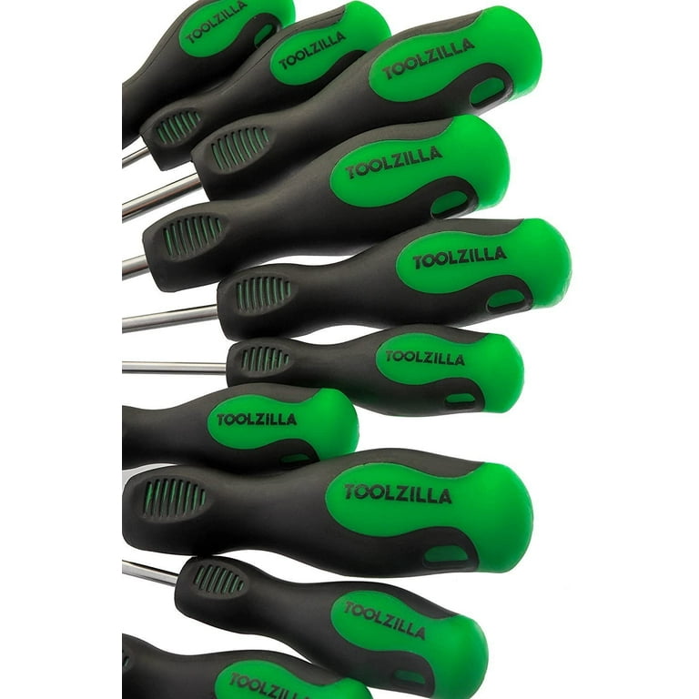 WHOTHEFUCKISSANDROOLIVA？ TOOLZILLA Magnetic Screwdriver Set, 10 Piece, Phillips and