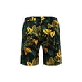 thumbnail image 2 of Txlixc Pantalones cortos de playa para hombres con cintura elástica, impresión hawaiana suelta Txlixc moda, 2 of 4