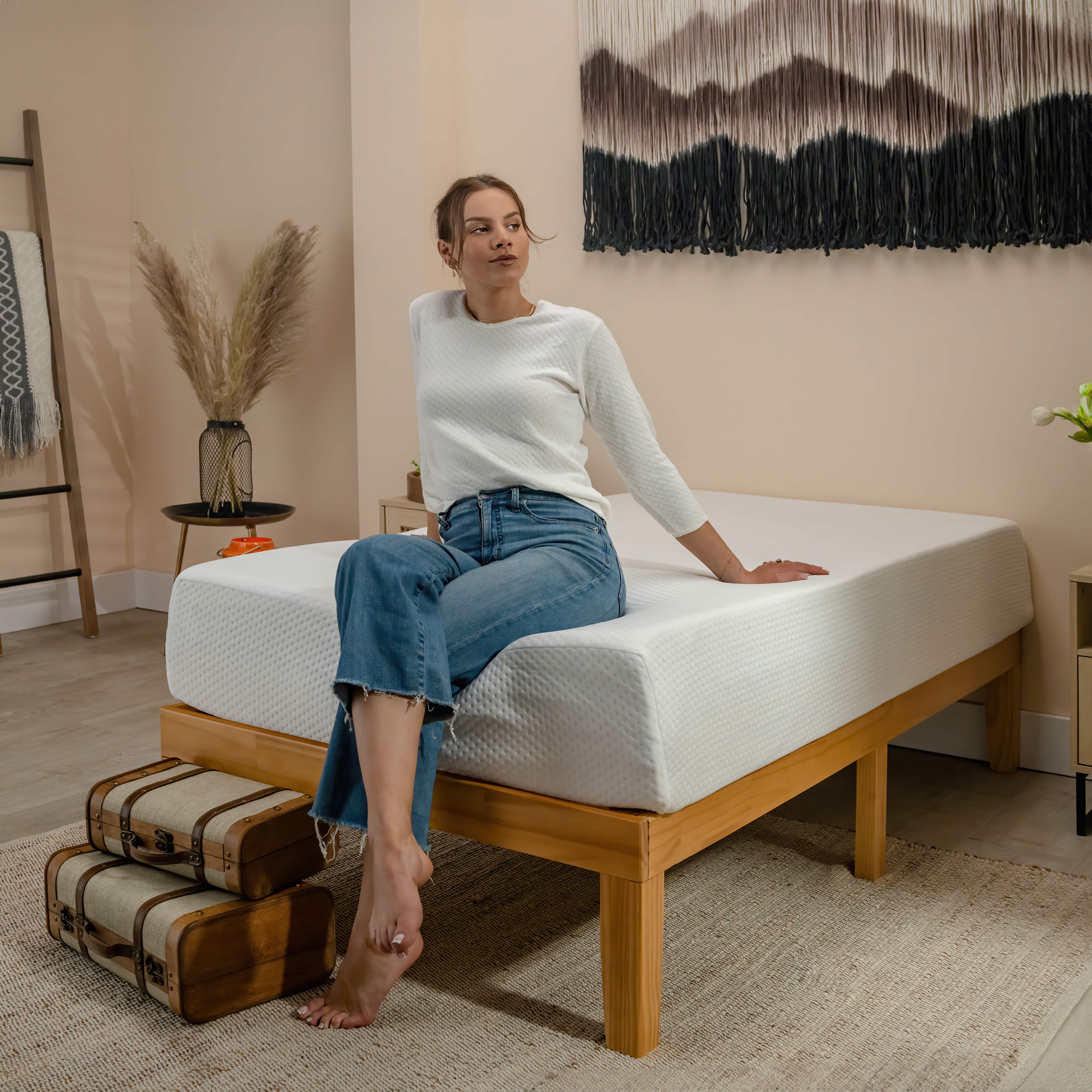 Virtu 10" Memory Foam Mattress Twin, Cooling Green Tea Twin Size Memory Foam Mattress In A Box