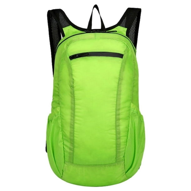 Lightweight backpack, foldable backpack, student school backpack, hiking backpack, travel backpack, daypack, running backpack green