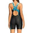 thumbnail image 2 of Attraco Women Boyleg One Piece Swimsuit Racerback Athletic Training Bathing Suit, 2 of 8