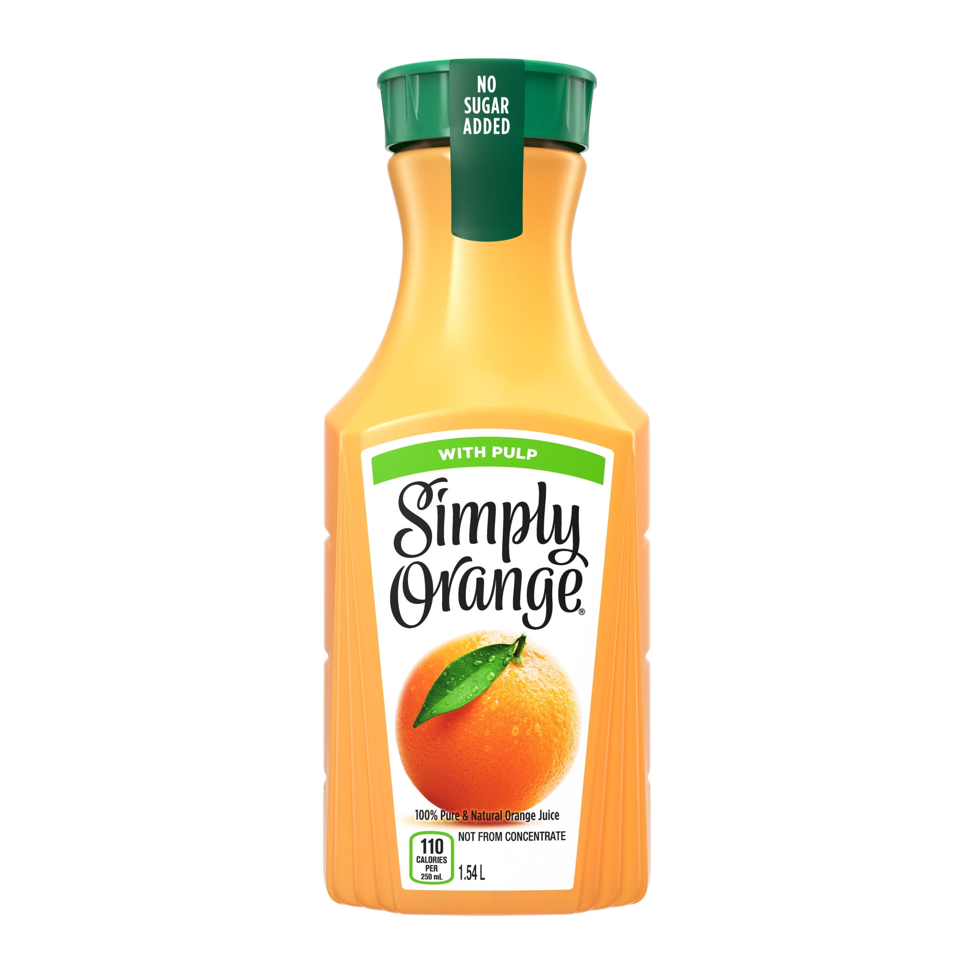 Simply Orange With Pulp Bottle, 1.54 Liters