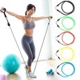 thumbnail image 4 of Adjustable Pull Rope 11 Pieces Set Latex Pull Tube Fitness Tools Yoga Sports Accessories Resistance Bands, 4 of 4