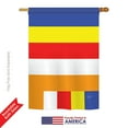 thumbnail image 2 of Breeze Decor 08225 Buddhist 2-Sided Vertical Impression House Flag - 28 x 40 in., 2 of 4